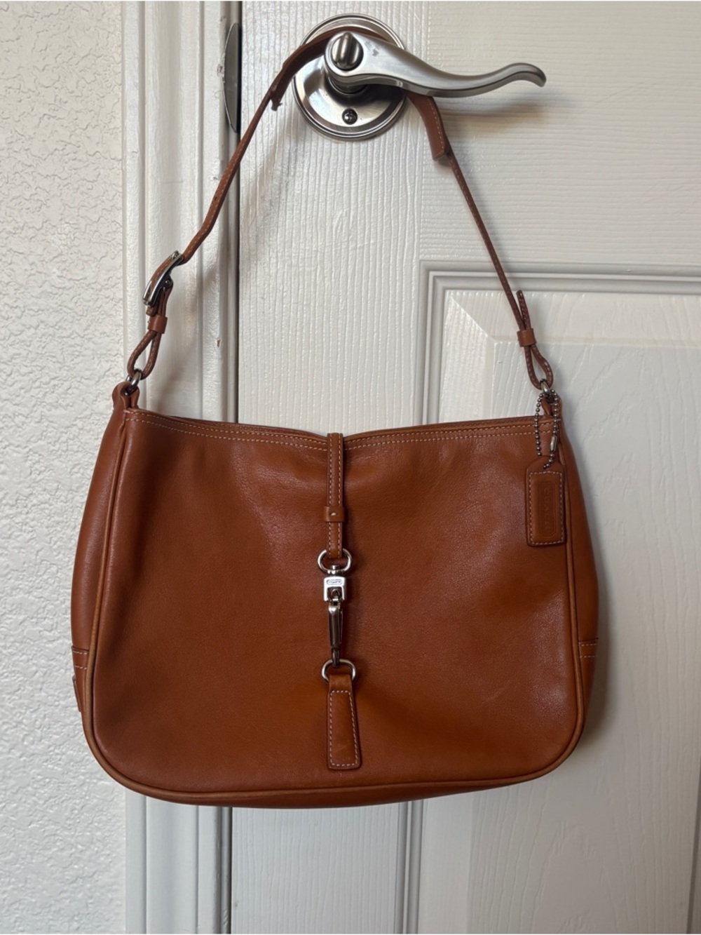 Vintage y2k Coach Hamptons Clip Hobo Bag